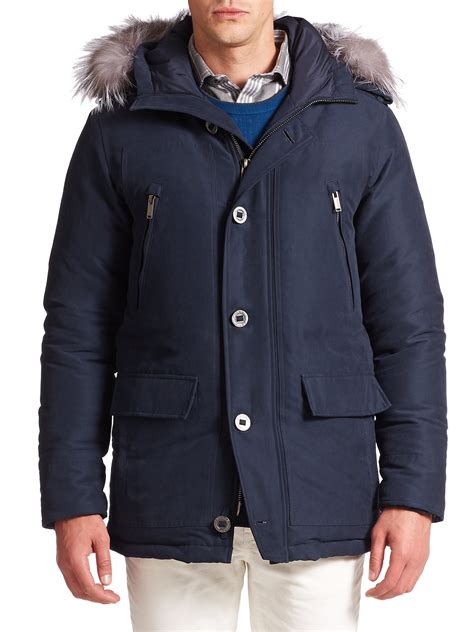 michael kors parka men|Michael Kors men's shinny parka.